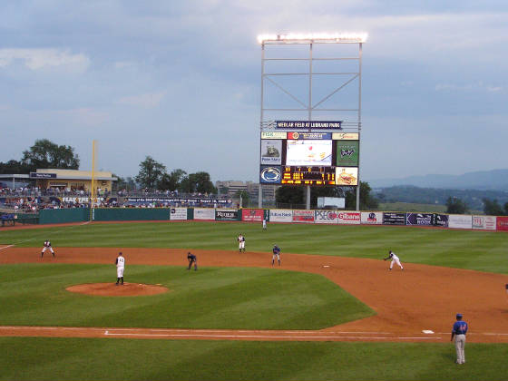 Game action - State College Spikes