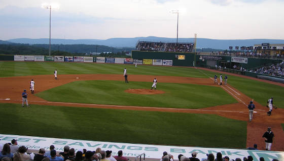 Looking towards RF, State College Spikes